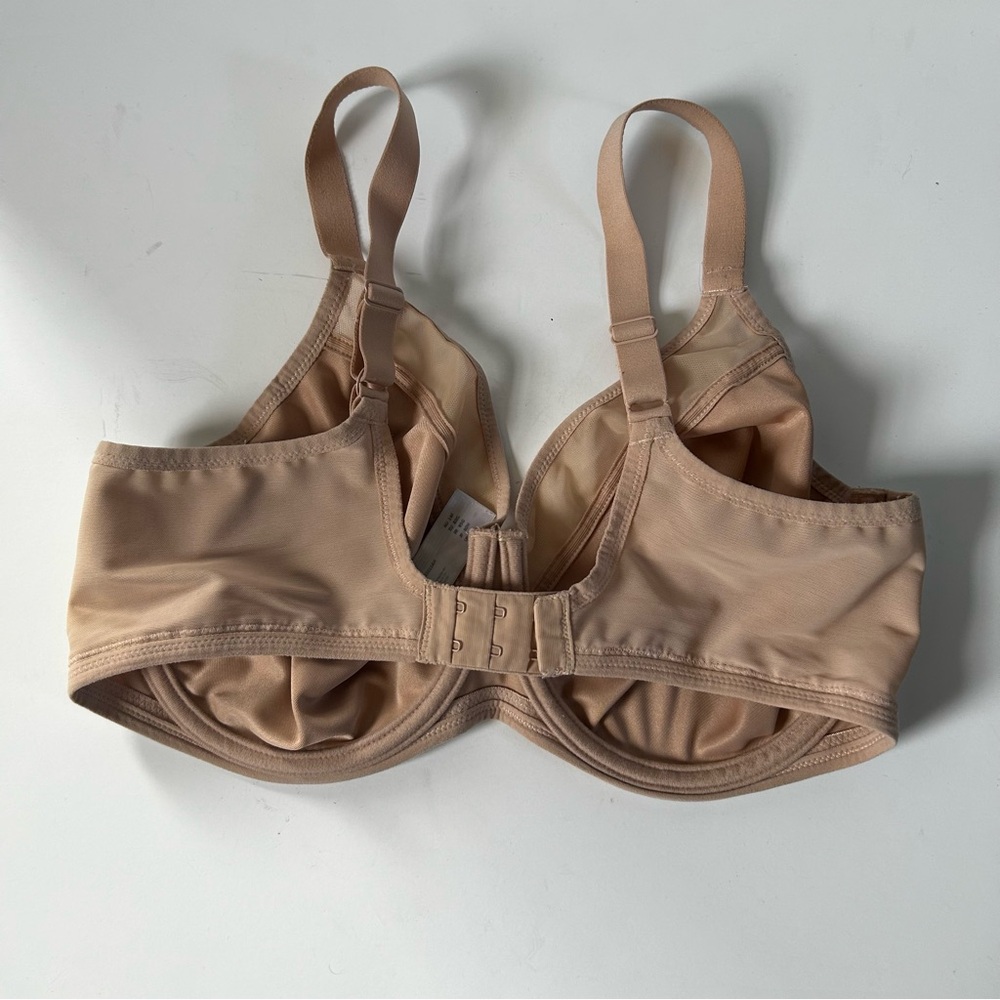 Elomi Smooth Seamless Banded Bra Underwire Tan Sahara 36F (UK)/ 36G (US) - Picture 7 of 11